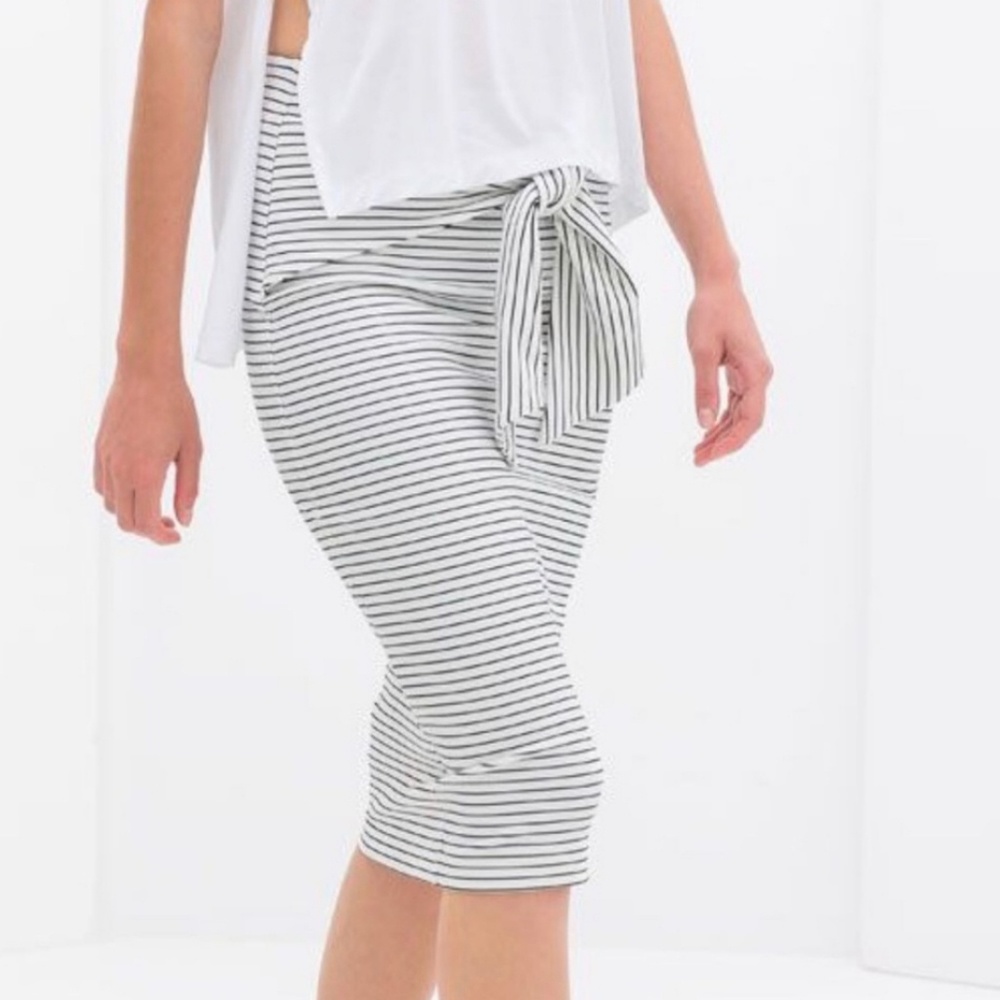Zara Tie Front Skirt